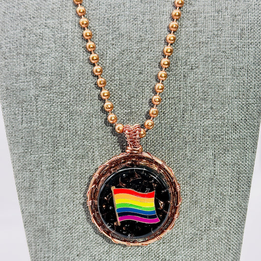 Rooted in Pride | Obsidian Amulet