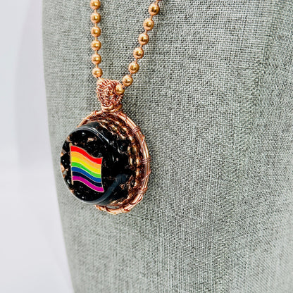 Rooted in Pride | Obsidian Amulet