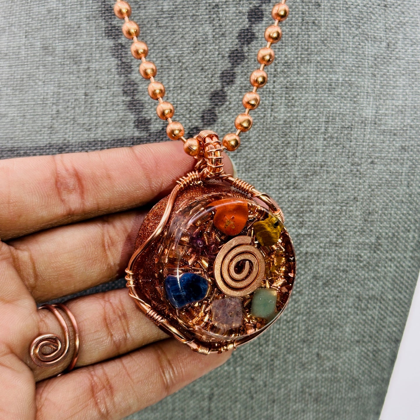 Chakra Centered | 7 Stone Chakra Amulet