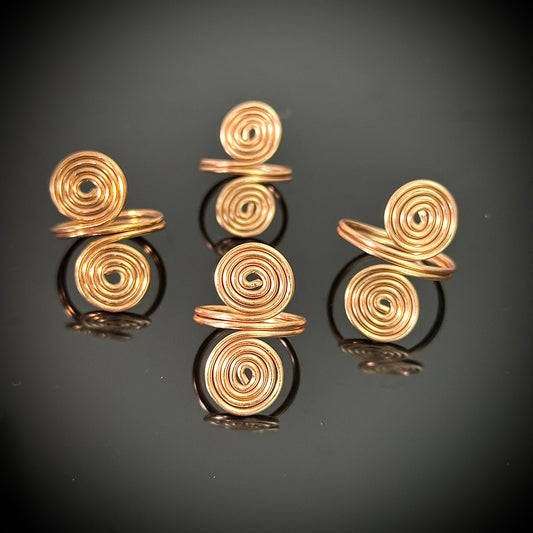 Double Swirled Ring