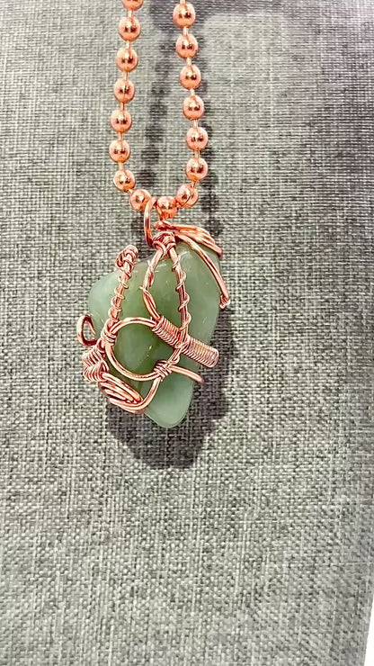 Secure Love | Green Aventurine Pendant